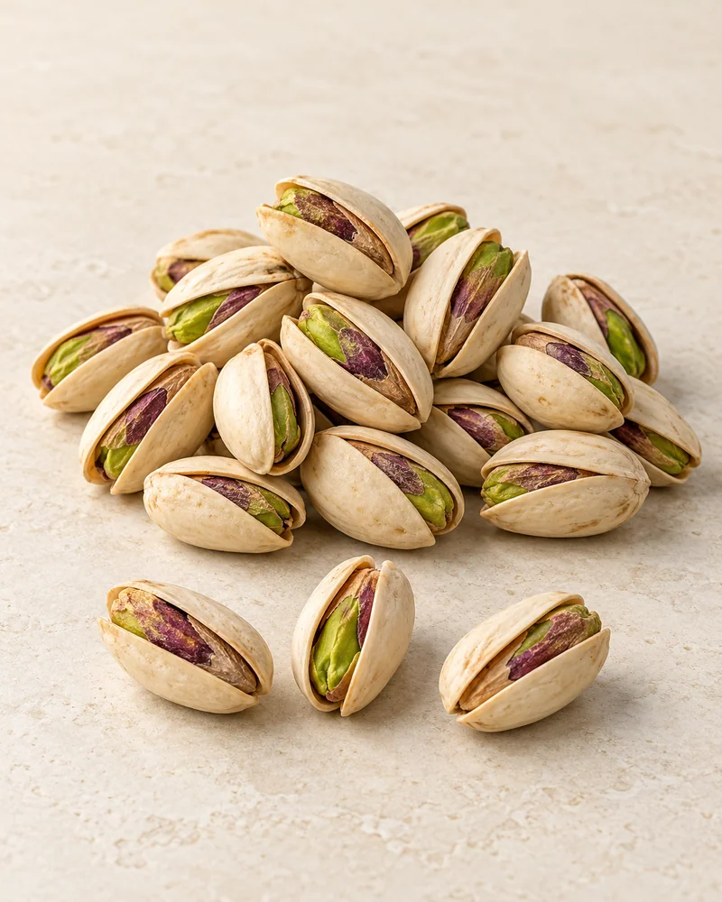 Akbari pistachio, close up